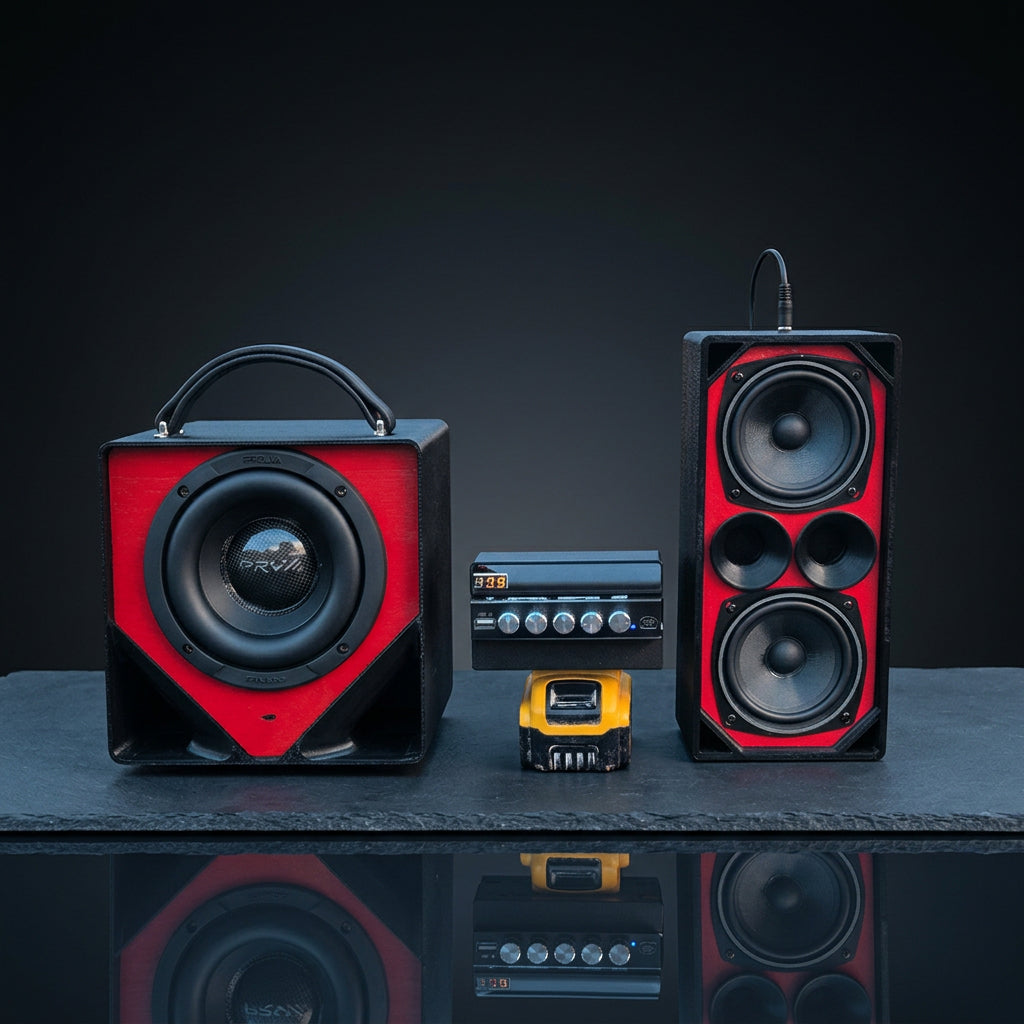 Mini 4 inch Chuchero Combo with Bass (Chuchero, Radio Box and Subwoofer)