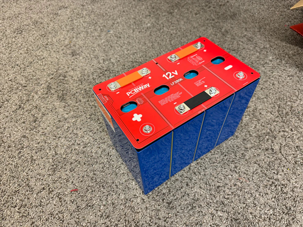 12v PCB Busbar for LiFePO4 cell for 280ah, 304ah, 314ah