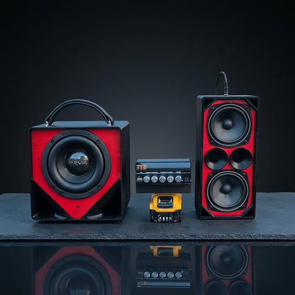 Mini 4 inch Chuchero Combo with Bass (Chuchero, Radio Box and Subwoofer)